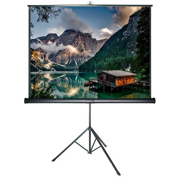 DELUXX Advanced Stativleinwand 1:1 Mattweiss Polaro 172 x 172cm