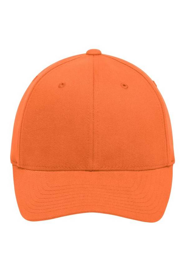 Original Flexfit® Cap Trendiges 6 Panel Cap ohne Verschluss orange, Gr. S/M
