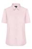Ladies' Shirt Shortsleeve Poplin Klassisches Shirt aus pflegeleichtem Mischgewebe pink, Gr. L