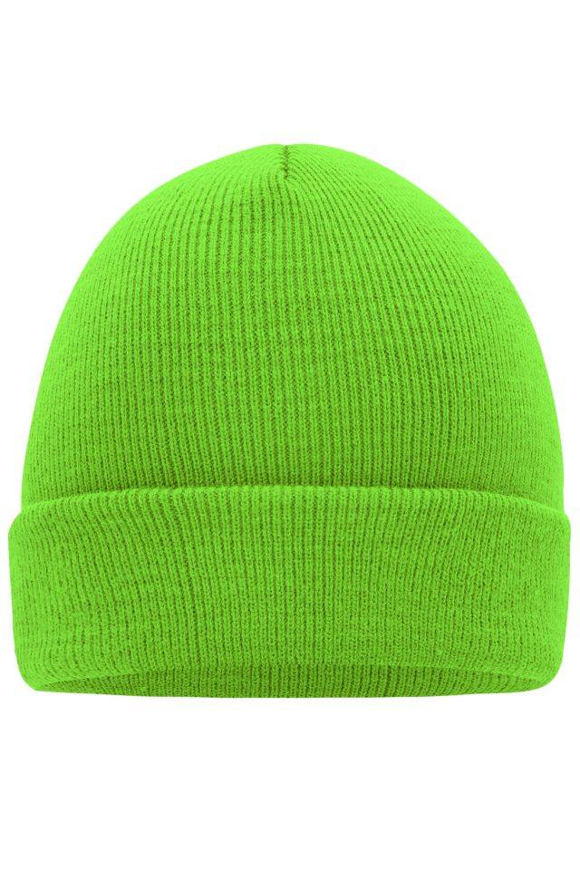 Knitted Cap Klassische Strickmütze in vielen Farben grün/neon, Gr. one size-0