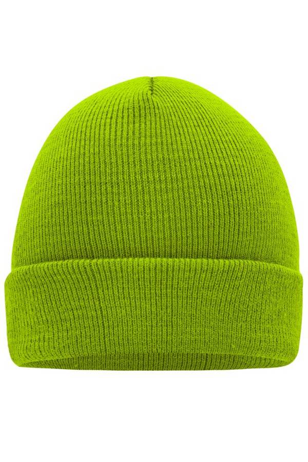 Knitted Cap Klassische Strickmütze in vielen Farben grün, Gr. one size