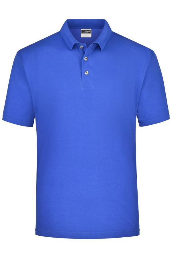Polo-Piqué Medium Klassisches Polohemd für Freizeit und Sport blau, Gr. 3XL