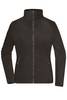Ladies' Fleece Jacket Fleecejacke mit Stehkragen im klassischen Design grau, Gr. M