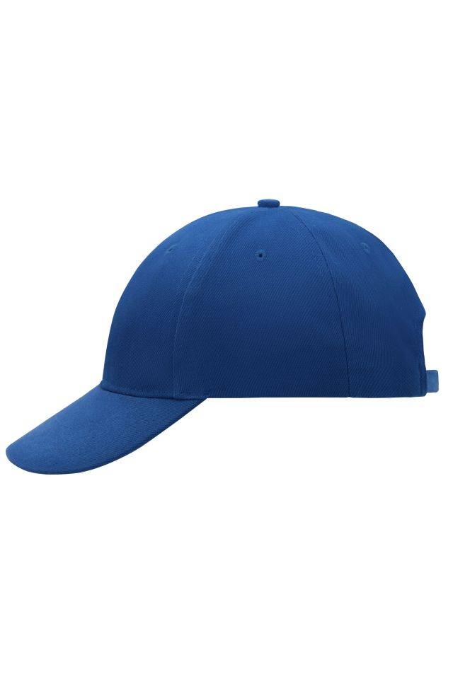 6 Panel Cap Low-Profile Klassisches 6 Panel Cap mit stirnanliegenden Frontpanels blau, Gr. one size-0
