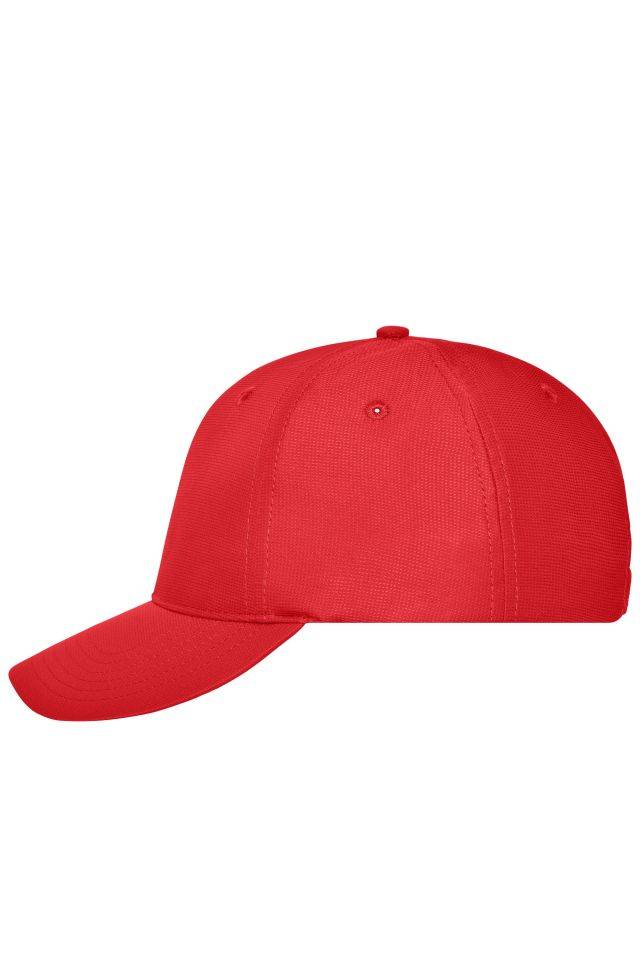 6 Panel Workwear Cap - COLOR - 6 Panel Sun-Protection Cap rot, Gr. one size-0