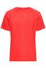 Men's Sports-T Funktionsshirt aus recyceltem Polyester für Sport und Fitness rot, Gr. L