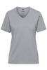 Ladies' BIO Workwear T-Shirt Strapazierfähiges und pflegeleichtes T-Shirt grau, Gr. M