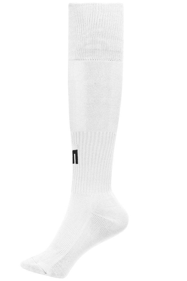 Team Socks Stutzenstrumpf für Kinder und Erwachsene weiß, Gr. L-0