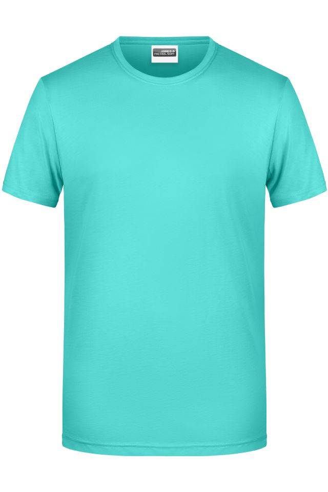 Men's Basic-T Herren T-Shirt in klassischer Form grün, Gr. L-0