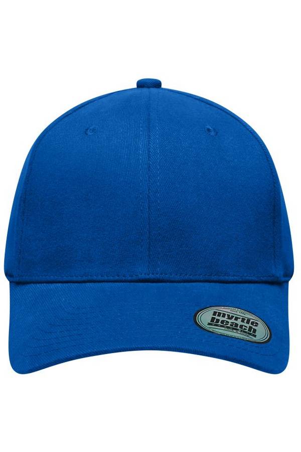 6 Panel Elastic Fit Baseball Cap Trendiges 6 Panel Cap ohne Verschluss blau, Gr. L/XL