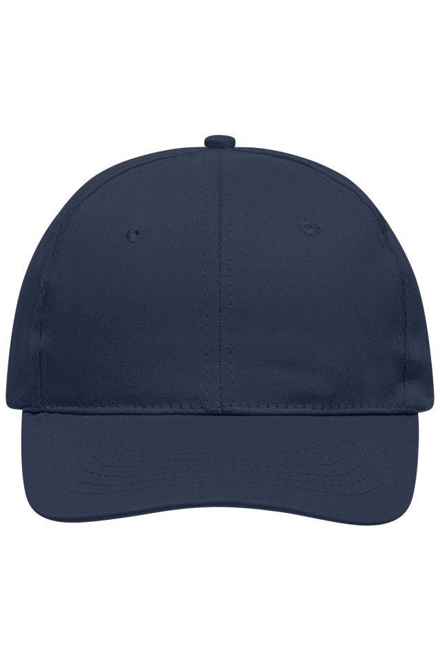 6 Panel Promo Cap Klassisches Promo Cap mit laminierten Frontpanels blau, Gr. one size-0