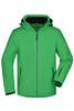 Men's Wintersport Jacket Elastische, gefütterte Softshelljacke grün, Gr. S