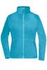 Ladies' Fleece Jacket Fleecejacke mit Stehkragen im klassischen Design blau, Gr. 3XL