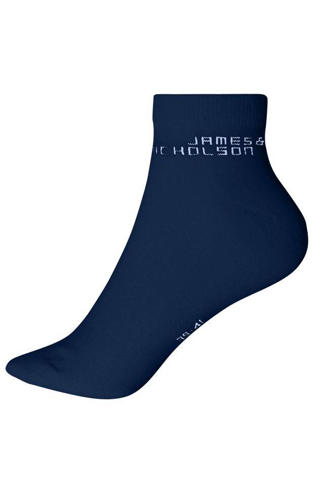 Bio Sneaker Socks Klassische, kurze Socke mit hohem BIO-Baumwollanteil blau, Gr. 45-47-0