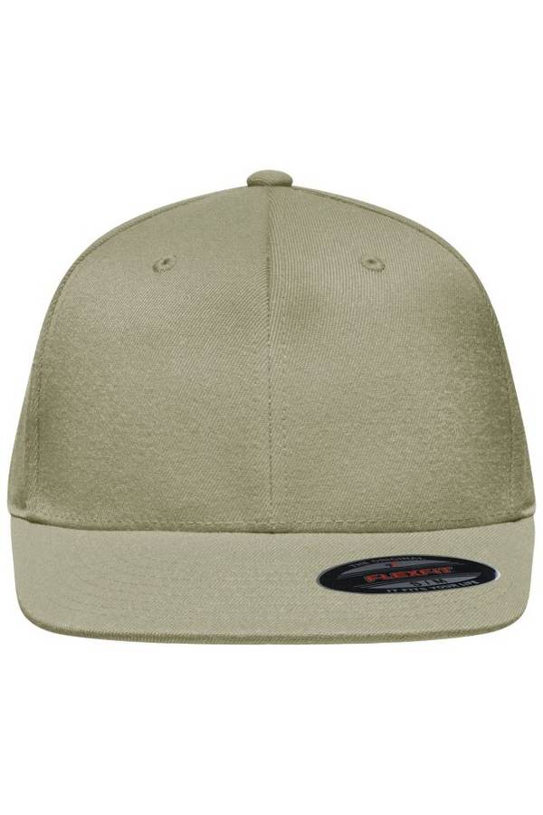 Flexfit® Flat Peak Cap 6 Panel Cap ohne Verschluss braun, Gr. L/XL