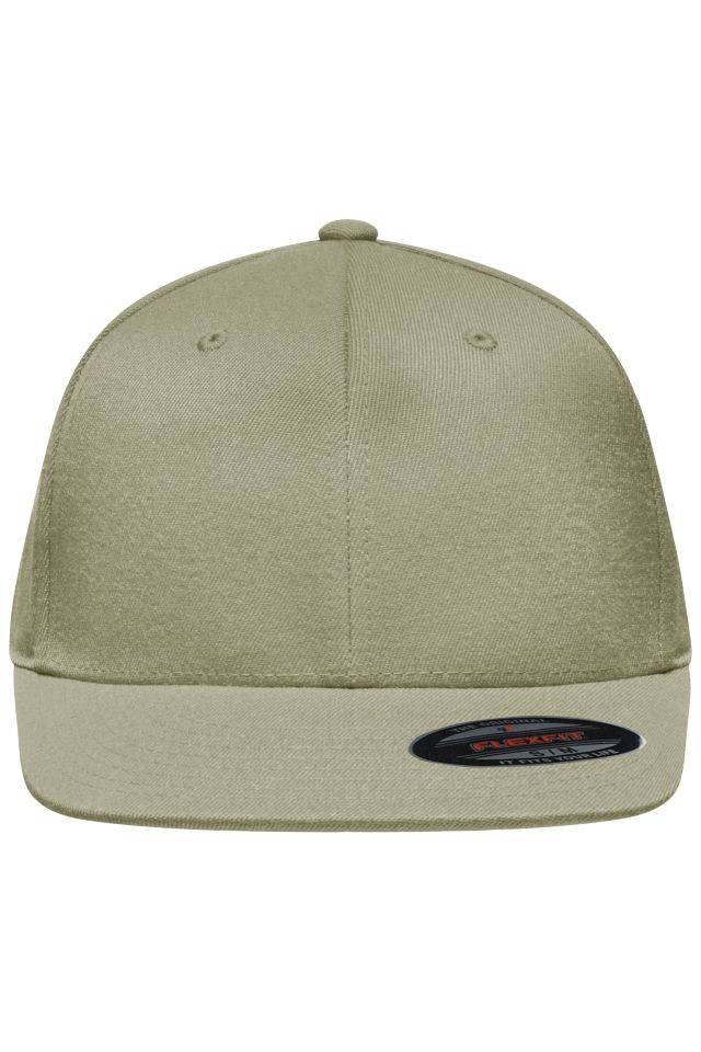 Flexfit® Flat Peak Cap 6 Panel Cap ohne Verschluss braun, Gr. L/XL-0