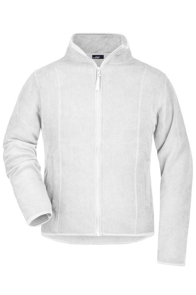 Girly Microfleece Jacket Leichte Jacke aus Microfleece weiß, Gr. XXL-0
