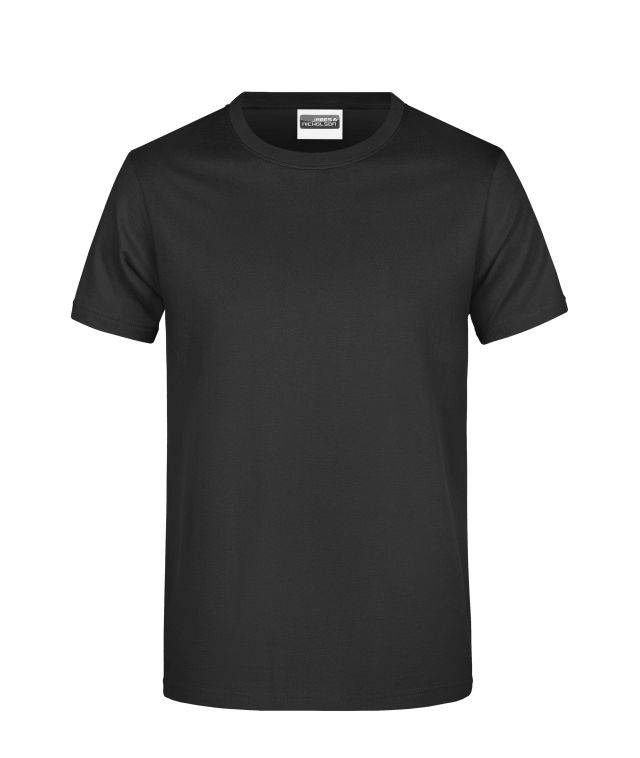 Promo-T Man 150 Klassisches T-Shirt schwarz, Gr. M-0