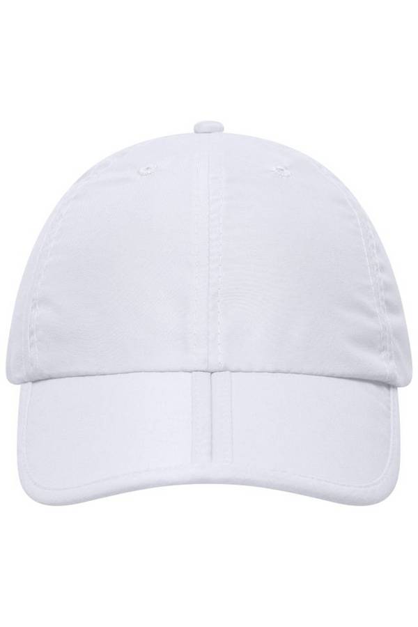6 Panel Pack-a-Cap Faltbares 6 Panel Cap aus weicher Microfaser weiß, Gr. one size