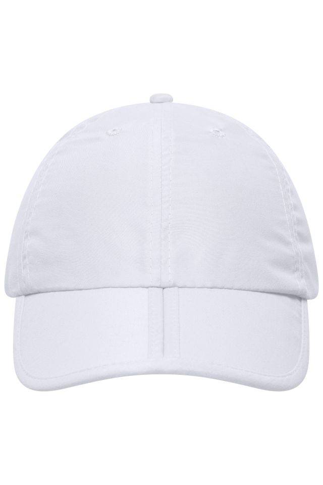 6 Panel Pack-a-Cap Faltbares 6 Panel Cap aus weicher Microfaser weiß, Gr. one size-0