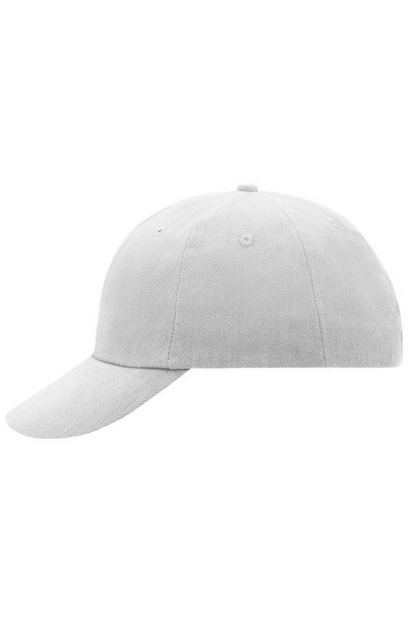 6 Panel Raver Cap Klassisches Allround-Cap in zahlreichen Farbvarianten weiß, Gr. one size