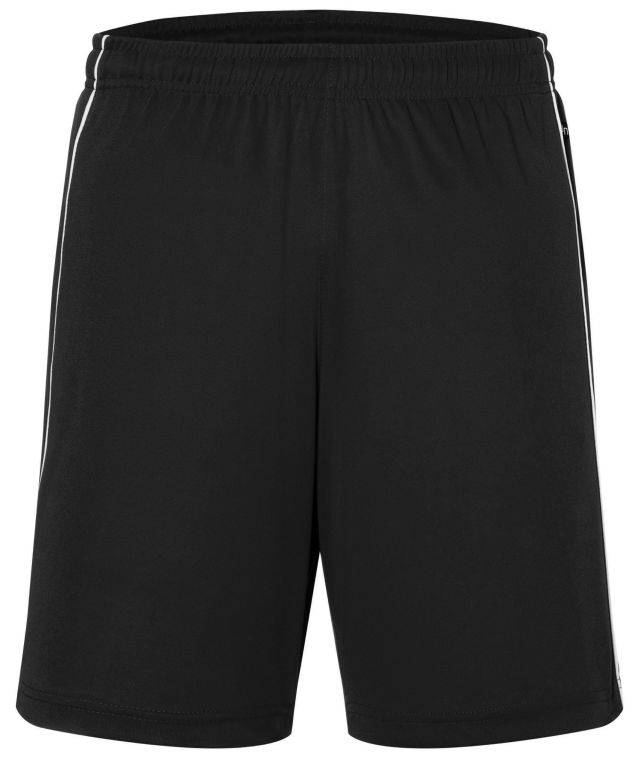 Basic Team Shorts Funktionelle Teamshorts ohne Innenslip weiß/schwarz, Gr. M-0