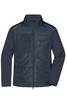 Men's Hybrid Jacket Softshelljacke im attraktiven Materialmix grau, Gr. 5XL