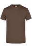 Round-T Heavy (180g/m²) Komfort-T-Shirt aus strapazierfähigem Single Jersey braun, Gr. XXL
