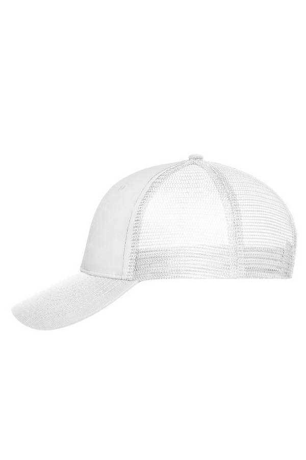 6 Panel Mesh Cap Trendiges 6 Panel Mesh Cap aus Polycotton weiß, Gr. one size