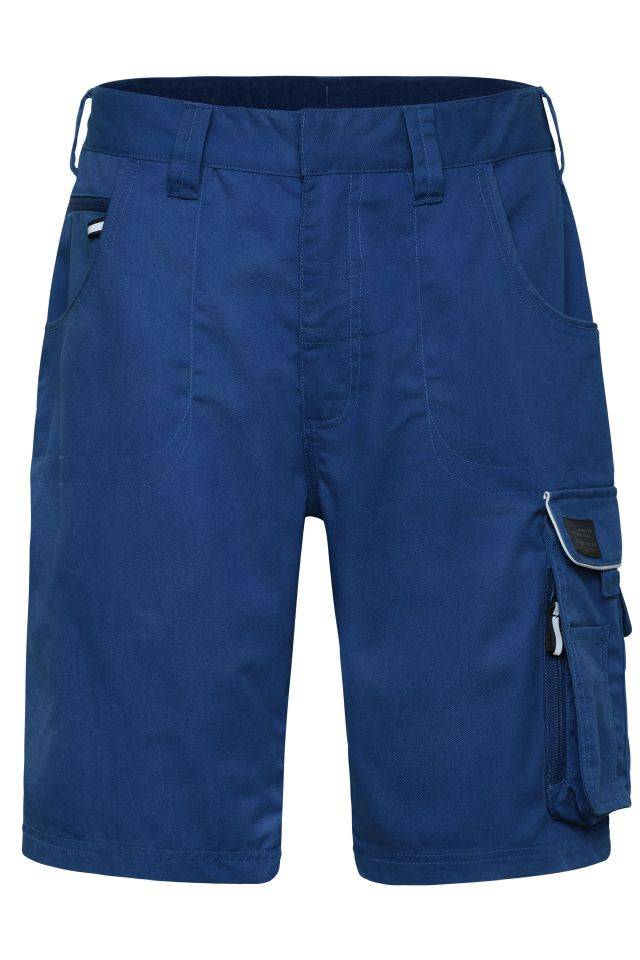 Workwear Bermudas - SOLID - Funktionelle Arbeitsshorts im cleanen Look mit hochwertigen Details blau, Gr. 54