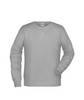Men's Sweat Klassisches Sweatshirt mit Raglanärmeln grau, Gr. M