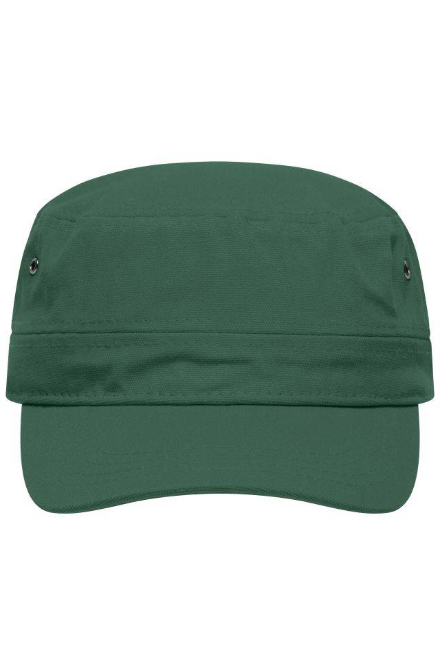Military Cap Trendiges Cap im Military-Stil aus robustem Baumwollcanvas grün, Gr. one size-0
