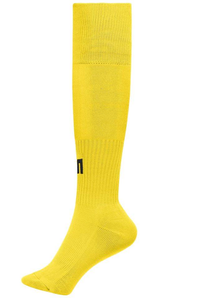 Team Socks Stutzenstrumpf für Kinder und Erwachsene gelb, Gr. S-0