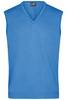 Men's V-Neck Pullunder Klassischer Baumwoll-Pullunder blau, Gr. M