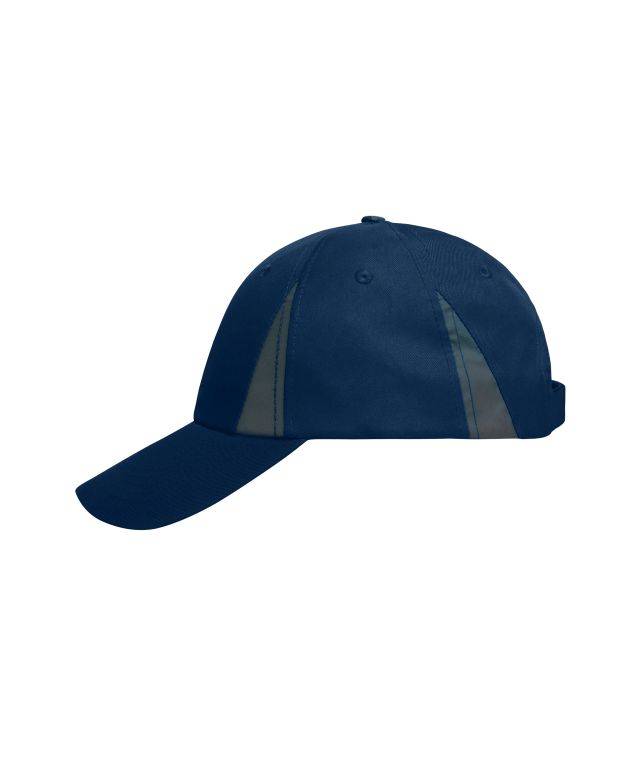 Safety Cap 6 Panel Cap mit reflektierenden Elementen ( ohne Schutzfunktion/ keine PSA ) blau, Gr. one size-0