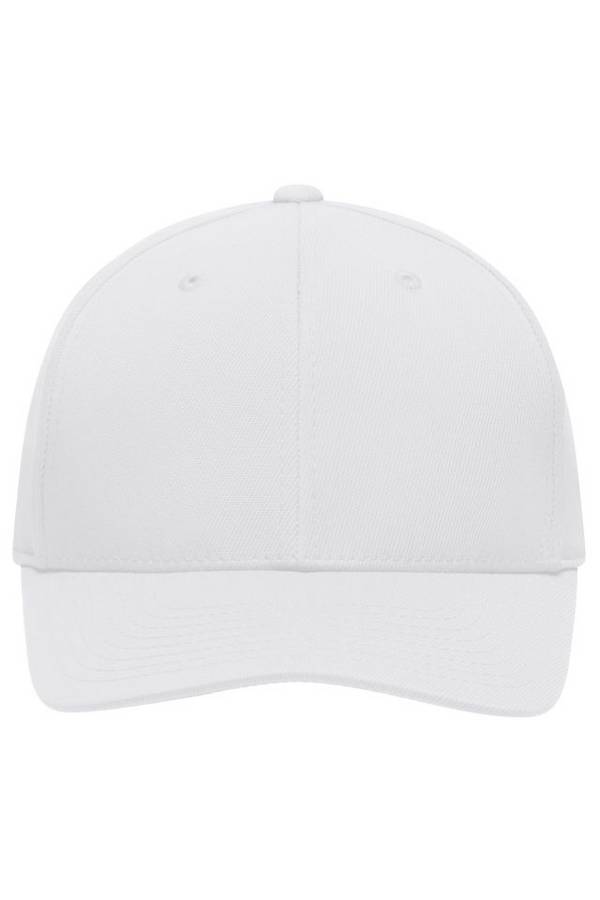 High Performance Flexfit® Cap Funktionelles 6 Panel Cap weiß, Gr. L/XL