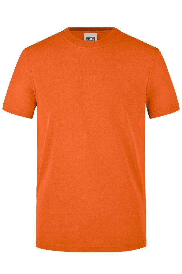 Men's Workwear T-Shirt Strapazierfähiges und pflegeleichtes T-Shirt orange, Gr. S-0