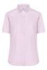Ladies' Shirt Shortsleeve Micro-Twill Klassisches Shirt in pflegeleichter Baumwollqualität pink, Gr. M