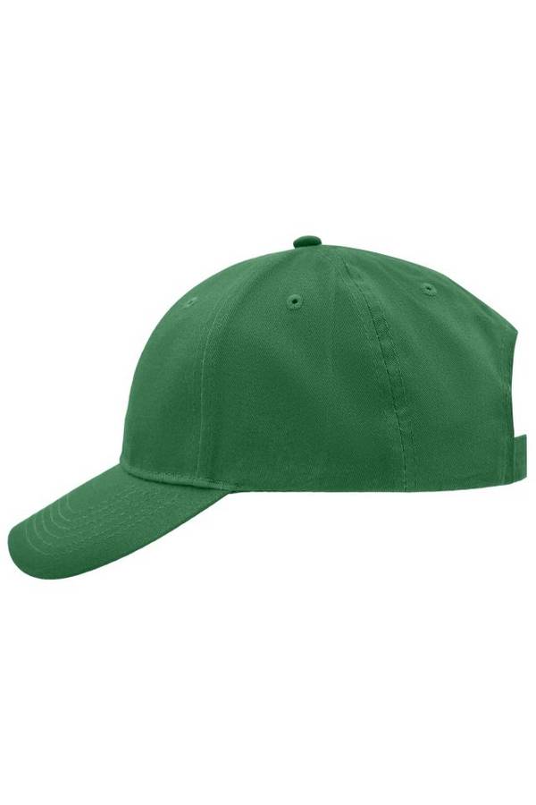 Brushed 6 Panel Cap Klassisches 6 Panel Cap mit gebürsteter Oberfläche grün, Gr. one size
