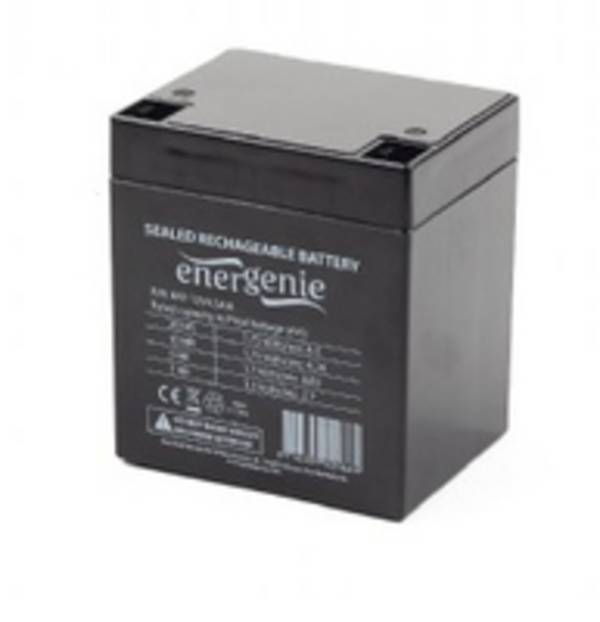 Gembird BAT-12V4.5AH, 12 V, 1 Stück(e), Schwarz, 4500 mAh, 1,7 kg, 89 mm