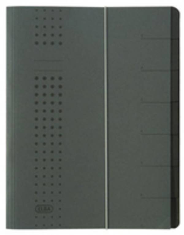 Elba Ordnungsmappe chic, Anthrazit, Karton, A4, 450 g/m², 250 mm, 12 mm