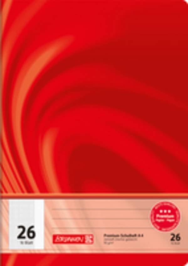 Brunnen 10-4472602 - Abbildung - Rot - A4 - 16 Blätter - 90 g/m² - Kariertes Pap