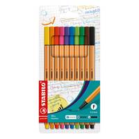 STABILO point 88 - Fineliner - gemischte Farben - 0.4 mm - fein (Packung mit 10)-3