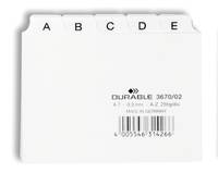 DURABLE - Trennelement - 25 (5 x 5) Teile - vorgedruckt: A-Z-1