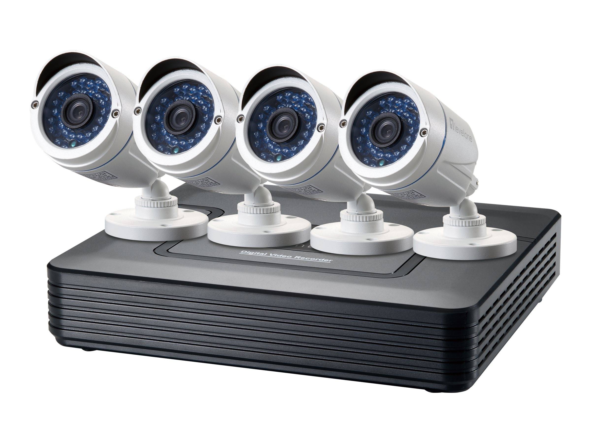 LevelOne DSK-8001 - DVR + Kamera(s) - verkabelt (LAN)-0