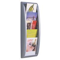 Prospekthalter QUICK BLICK 5Fächer aluminium-1
