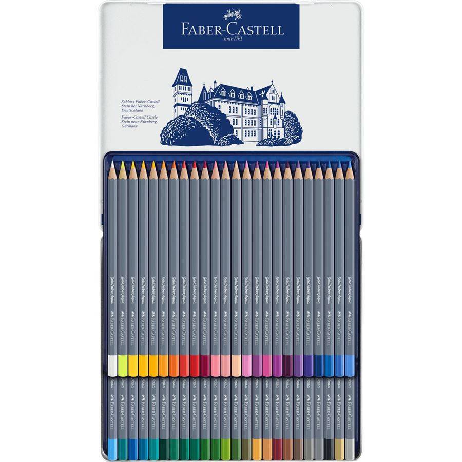Faber-Castell GOLDFABER Aqua - Wasserfarbstift - gemischte Farben (Packung mit 48)-2
