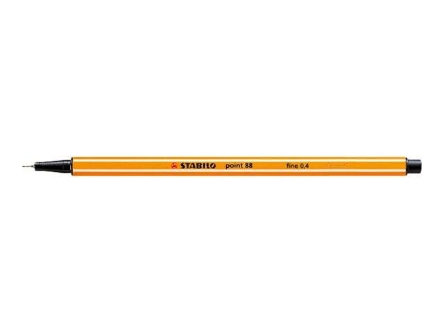 STABILO point 88 - Fineliner - gemischte Farben - 0.4 mm - fein (Packung mit 25)-0