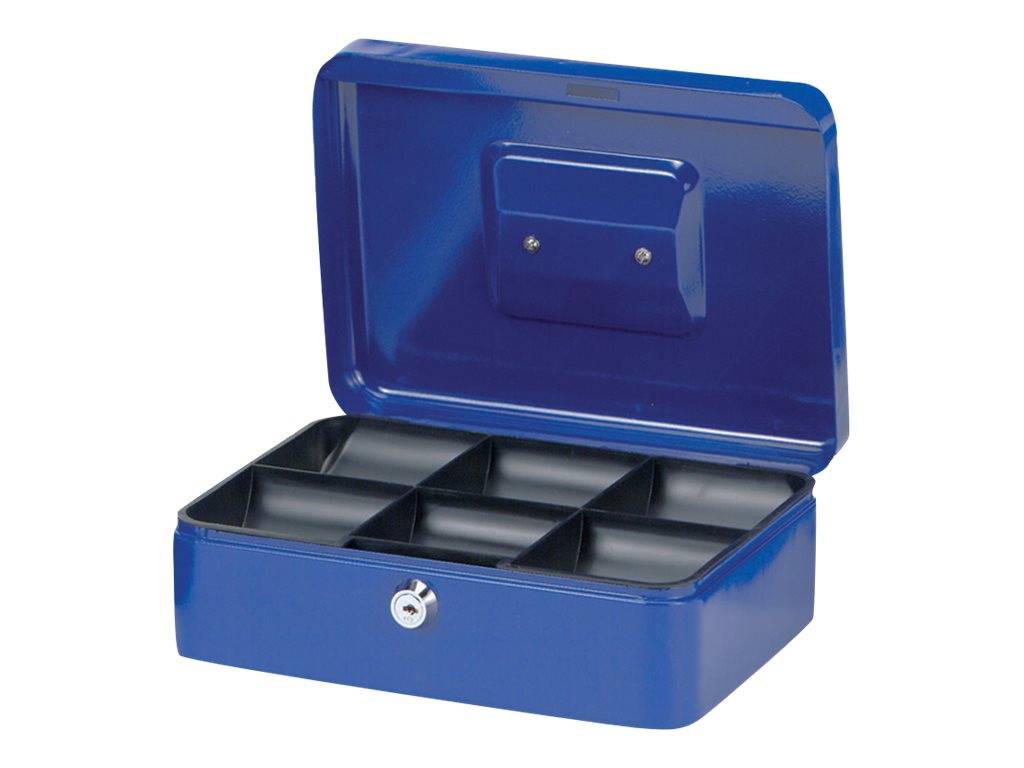 JAKOB MAUL - MAUL - Geldkassette - lackierter Stahl - Blau-0