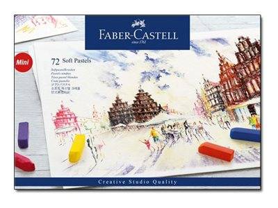 Faber-Castell Mini - Farbstift - verschiedene Pastellfarben (Packung mit 72)-0